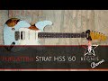 FURLATTINI Stratocaster HSS Heavy Relic Daphne Blue over Sunburst + Victory Sheriff 22 in 2x12 Cab
