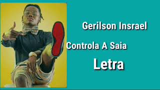 Gerilson Israel - contola saia (Letra)