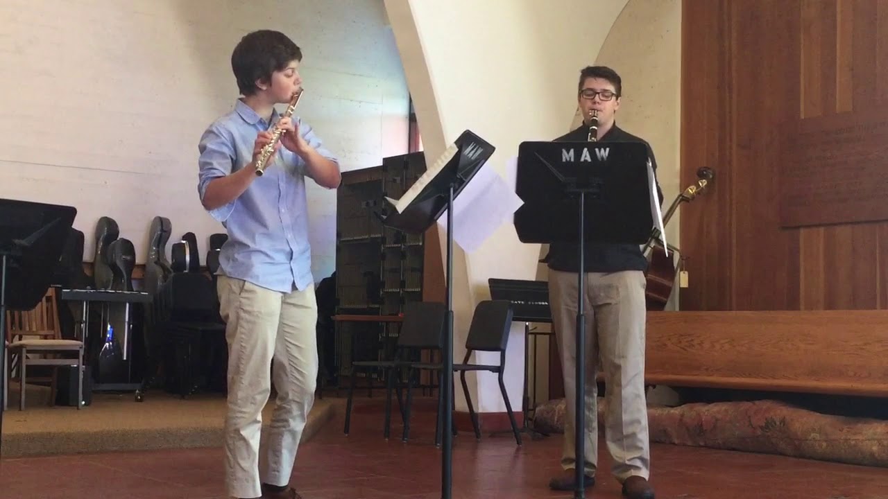 Duet For Flute And Clarinet - YouTube
