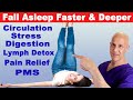 Legs on Wall Pose Before Bed...Fall ASLEEP Faster &amp; Deeper + More | Dr. Mandell