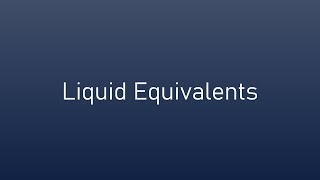 CC Week 13 Math Liquid Equivalents 5th Ed