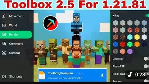 MCPE Toolbox 1.21.81 | New UPDATE 32-Bit HACK - (New FEATURES UNLOCKED!