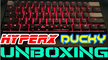 HyperX x Ducky One 2 Mini 2020 unboxing and click sound test