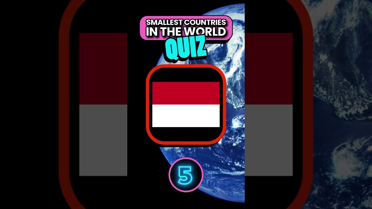 The World's SMALLEST Countries | 🔎🗺️😲 Flag Quiz 