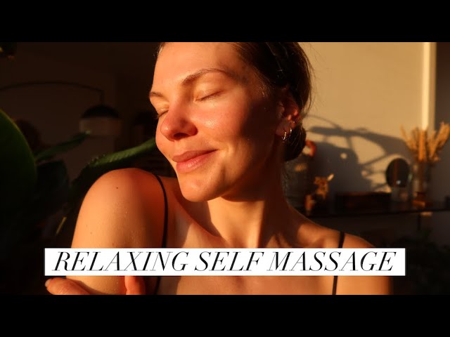 Zoom ind Hælde køre Relaxing Neck & Face Massage - YouTube