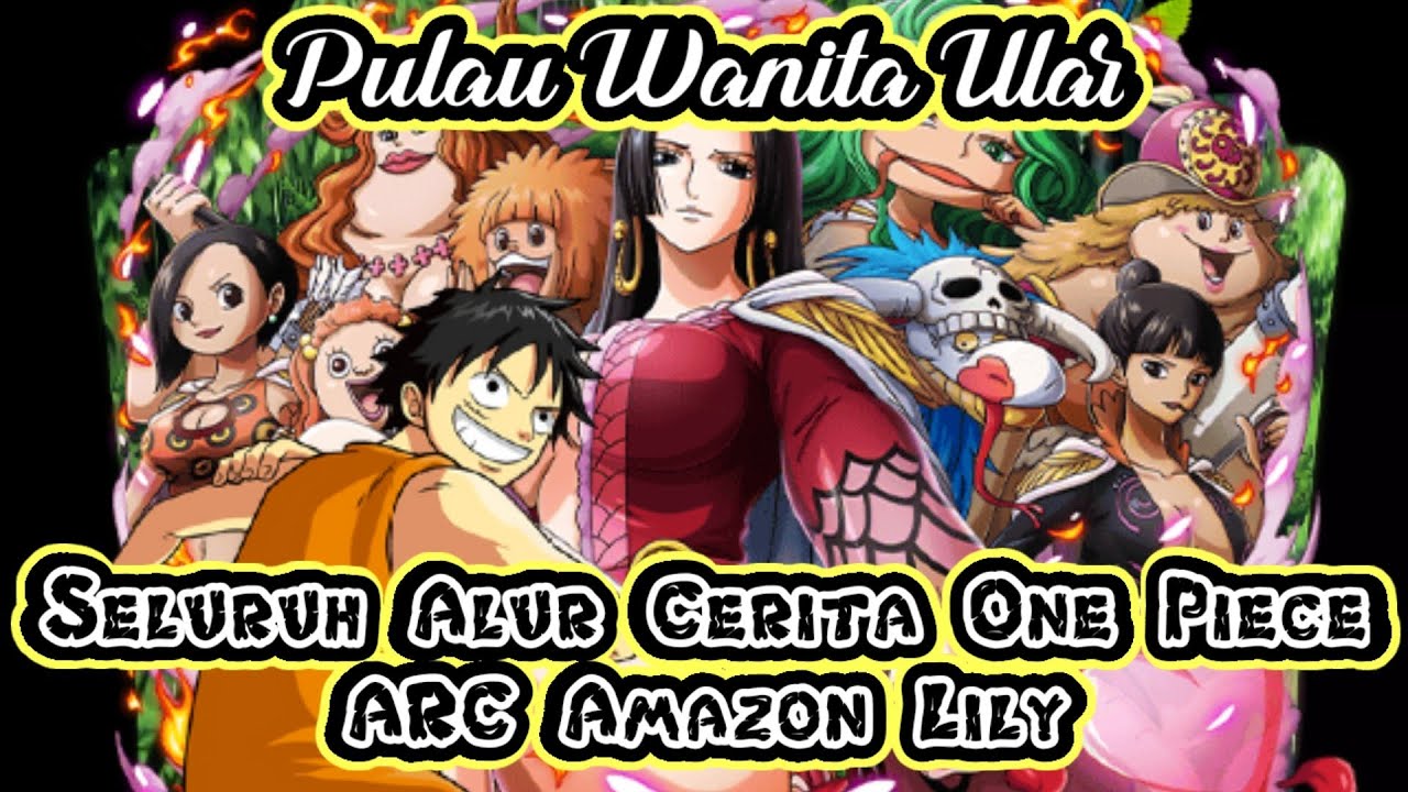 Pulau Wanita Ular Seluruh Alur Cerita One Piece ARC Amazon Lily