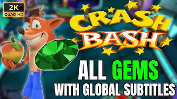 Crash Bash (Co-Op) Gameplay | All Gems | Global Subtitles