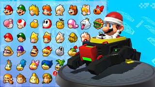 Mario Kart 8 Deluxe Santa Mario Races the Crossdozer in the Lucky Cat Cup & Turnip Cup