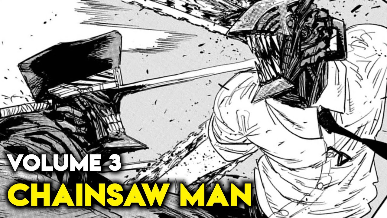 Chainsaw Man vs Katana Man Chainsaw Man Volume 3 Review YouTube