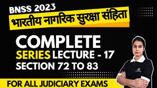 SECTION 72 TO 83 IN BNSS 2023