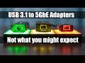 USB to 5GbE Adapters the Good Bad and Ugly