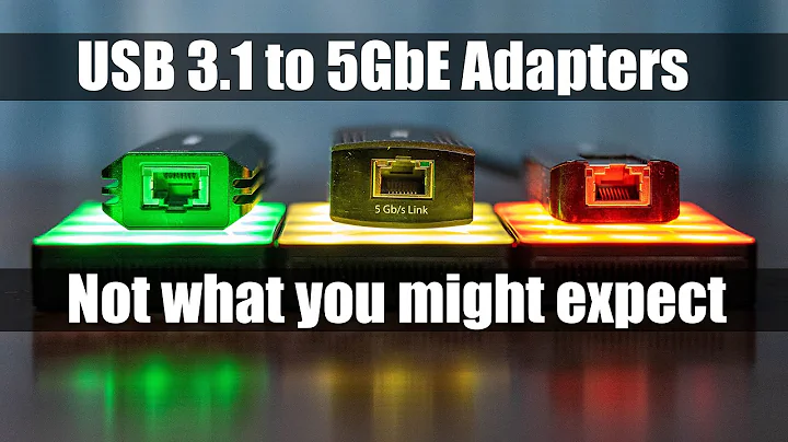 USB to 5GbE Adapters the Good Bad and Ugly