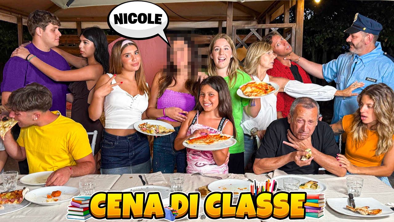 CENA DI CLASSE DI FINE ANNO CON ZIA NICOLE! HANNO CHIAMATO LA POLIZIA!