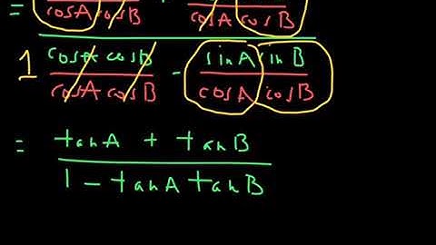Sum and Difference Identities for Sine and Tangent | Trigonometry