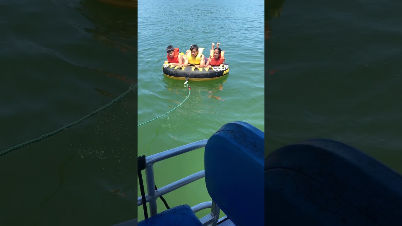 The Family VLOG:   Kids’ First Time Water Tubing