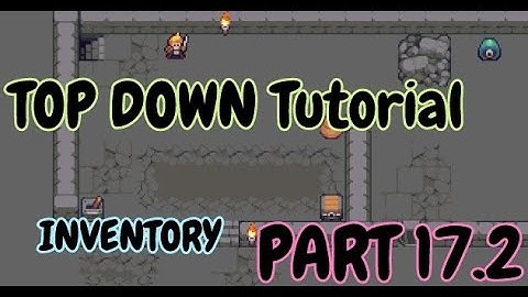 How to Tutorial - Construct 3 ( TOP Down RPG - INVENTORY) - Part 17-2