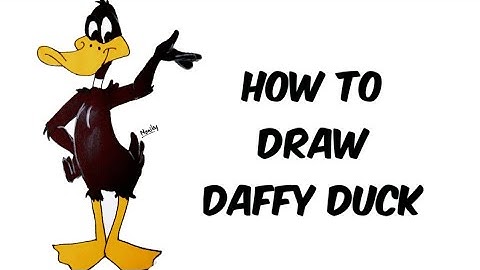 How to Draw Daffy Duck - Looney Tunes || Step by step draw and color #Daffyduck