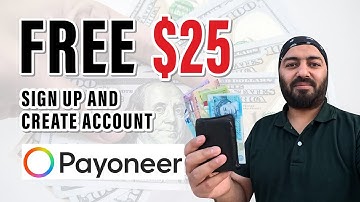 How to Create Payoneer Account & Get $25 Bonus | Urdu / Hindi