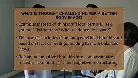 What Is Thought Challenging For A Better Body Image? - Inside Body Image