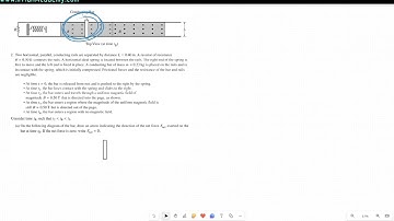 AP Physics  C: E& M Algebra Based 2023 FRQ Video Solution set 1 Q2a