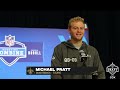 Tulane QB Michael Pratt interview | 2024 NFL Scouting Combine