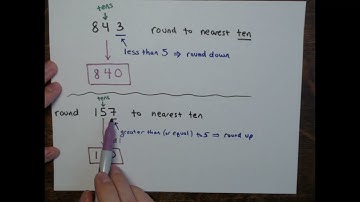 Section 1.1 - Introduction to Whole Numbers:  Round Whole Numbers