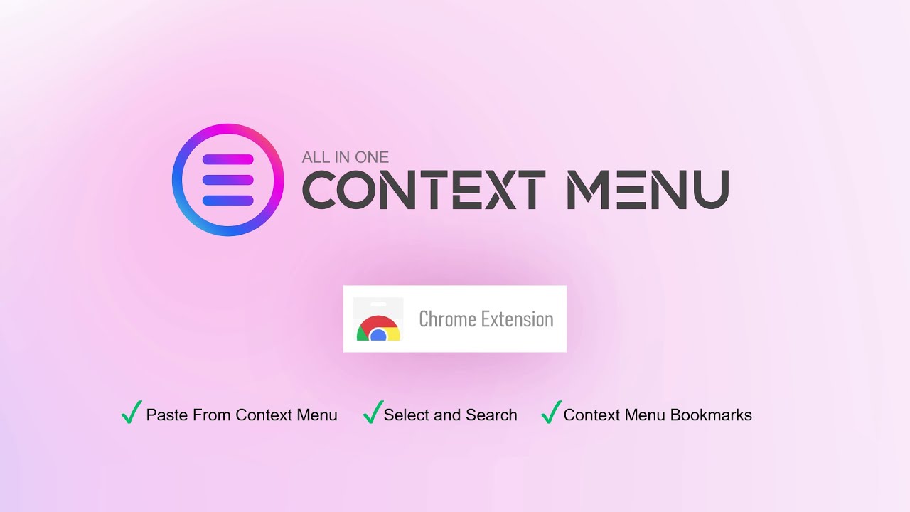 Paste From Context Menu Chrome Extension - All in One Context Menu ...