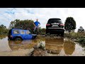 Вытащил JEEP - доволен собой! ... На таком бездорожье этому Wrangler делать нечего! RC OFFroad 4x4