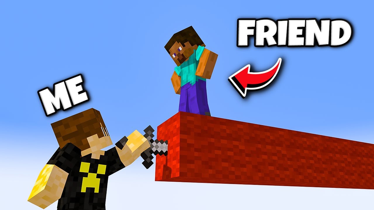 Teaching "BEDWARS" to my Friend Gone Wrong...