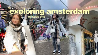The BEST start to our AMSTERDAM trip!🌷shopping in primark &amp; exploring the city | travel vlog 1