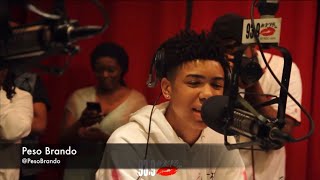 Peso Brando Freestylin on 93.9 WKYS 🎙