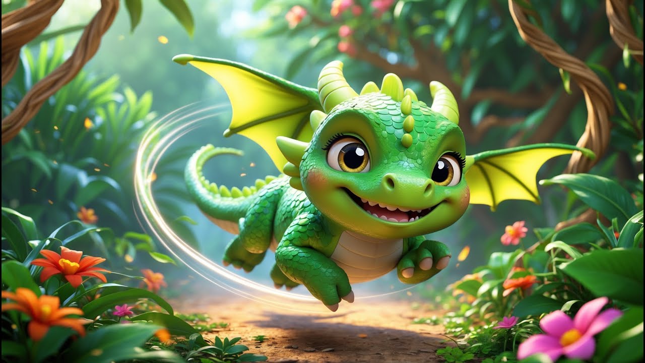 Five Little Dragons Dance & Sing! 🐉🎶 | Nursery Rhymes & Baby Songs | Counting & ABC for Kids