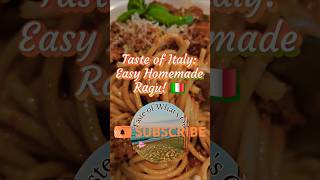 ✨🍝 Easy Beef Ragu Pasta #shorts