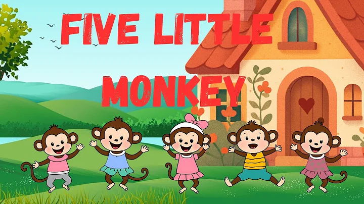 Five Little Monkeys Jumping on the Bed | Kids Nursery Rhymes & Baby Songs