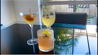 Homemade rose gin (cocktails)