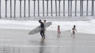 Strong waves persist in California as Marie downgraded to tropical storm