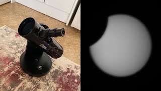 View of Partial Solar Eclipse through my Telescope!