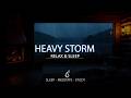 Sleep in Minutes 🌧️ Stormy Rain at Cozy Cabin | Relaxing Sleep
