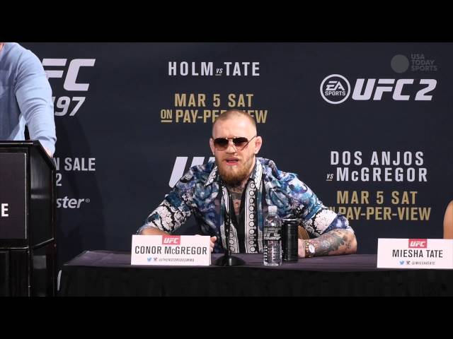 Conor McGregor steals the show at UFC news conference