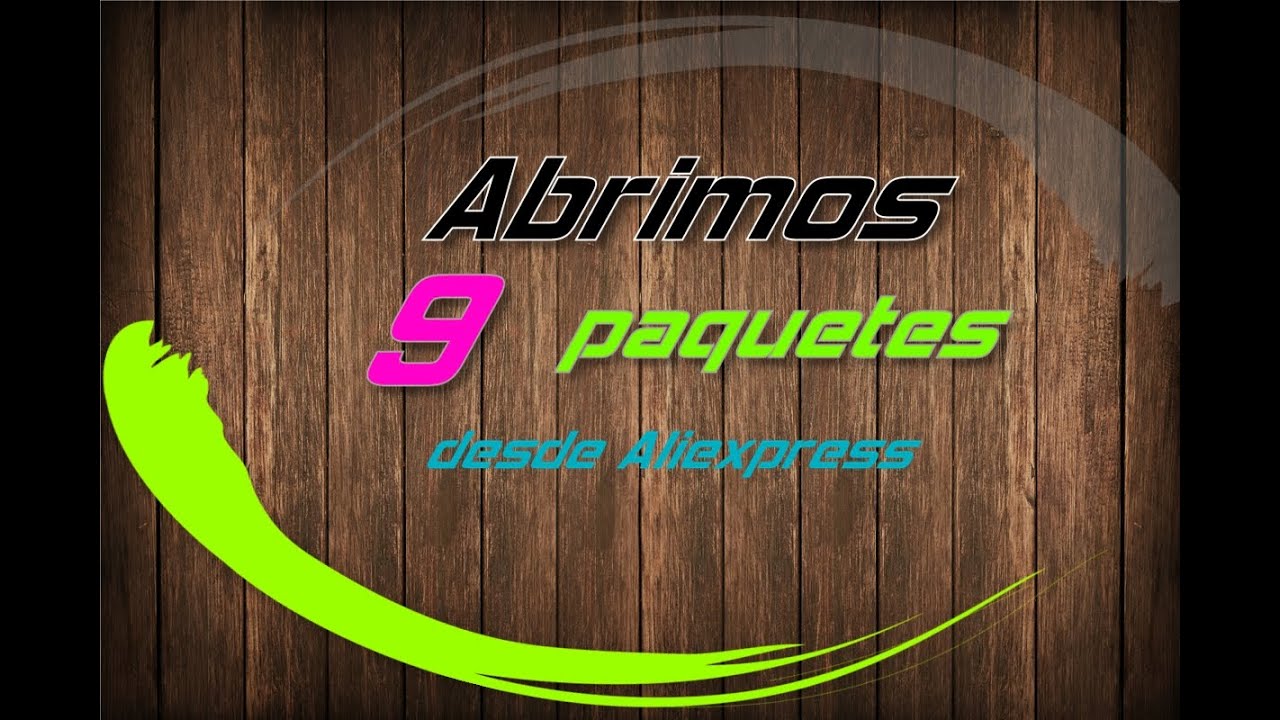 Abrimos 9 paquetes desde Aliexpress. Aliexpress big unboxing