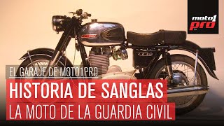 Historia de Sanglas: La moto de la Guardia Civil