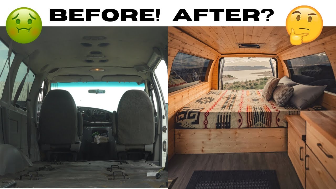 STARTING THE VAN LIFE BUILD! INTERIOR GETS RIPPED OUT! YouTube