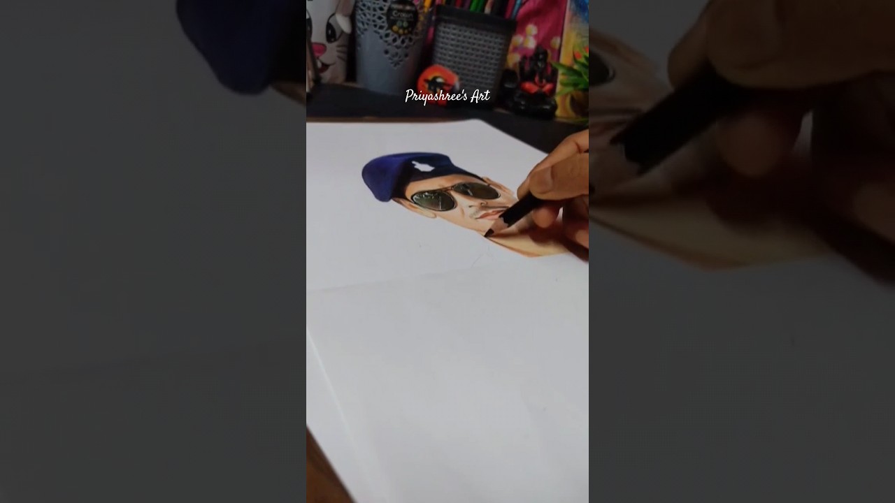 Doms 24 shades Colour pencil drawing😍