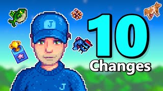 Datos 10 Fun New Changes From The Stardew Valley 1.6.9 Update! Actualización