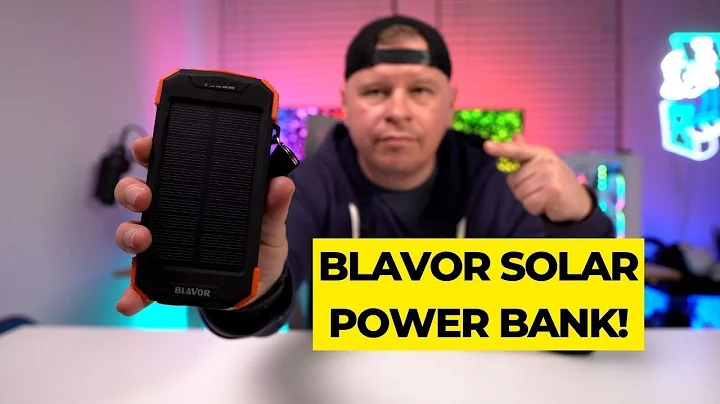 BLAVOR Solar Charger Power Bank Review