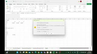 Engineering Math, MS Excel Project part 2 recording 