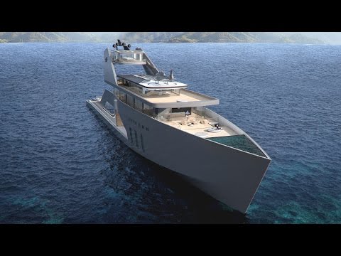 Video: 108M Mega Yacht Concept bringer miljøvennlig luksus til det store hav