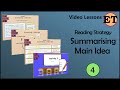 Main Ideas and Summarization Skills