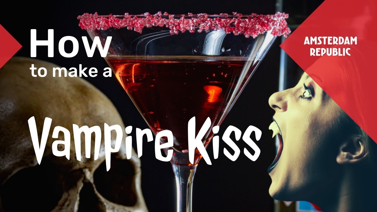 How to make a Vampire Kiss Cocktail | Amsterdam Republic