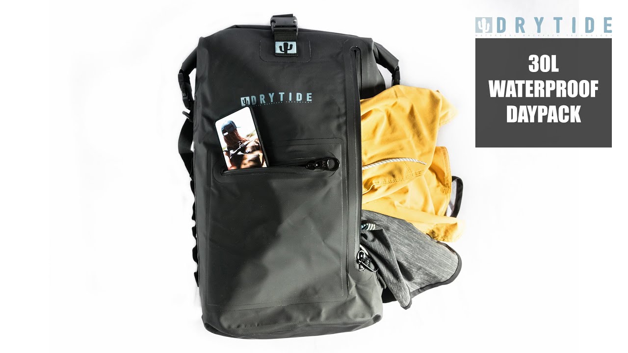 DryTide 30L Waterproof Daypack - DRYTIDE Waterproof Backpacks, Duffels and  Dry Bags